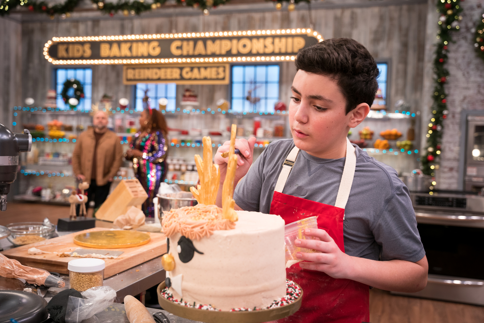 Kids Baking Championship Reindeer Games Pressroom